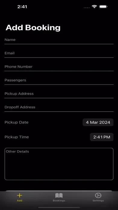 Taxi Booking Manager应用截图