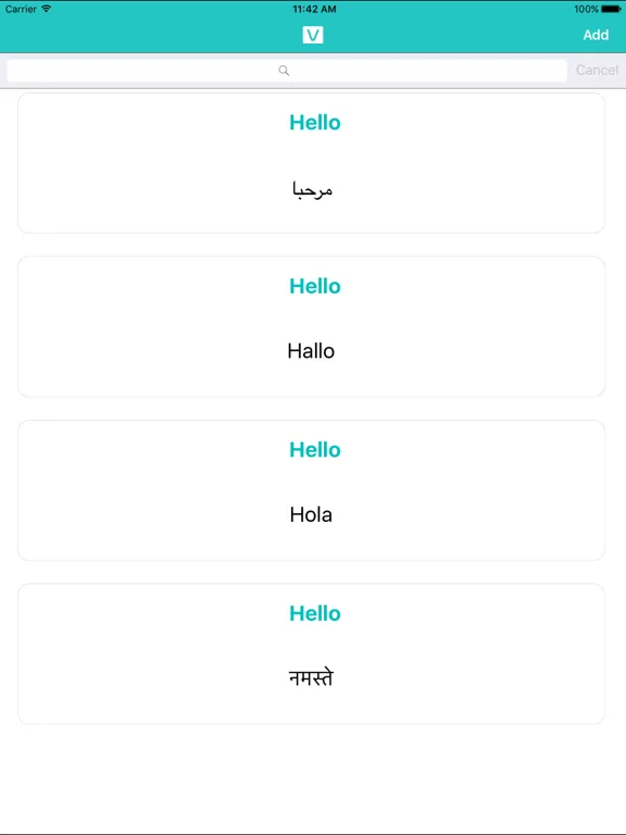 Скриншоты Vocab-Make Your Own Vocabulary iPad 