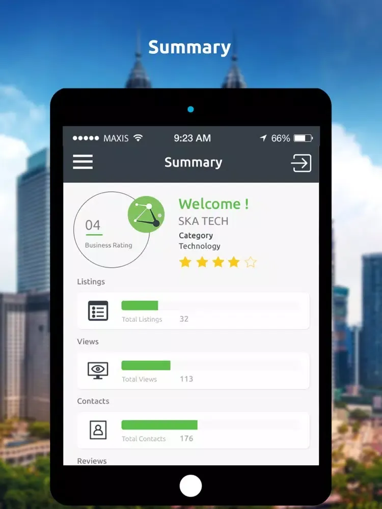 SKA Business App iPad 應用截圖