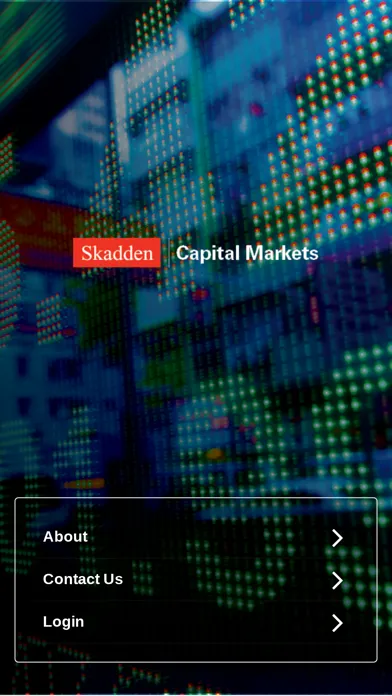 ภาพหน้าจอของ Skadden Capital Markets