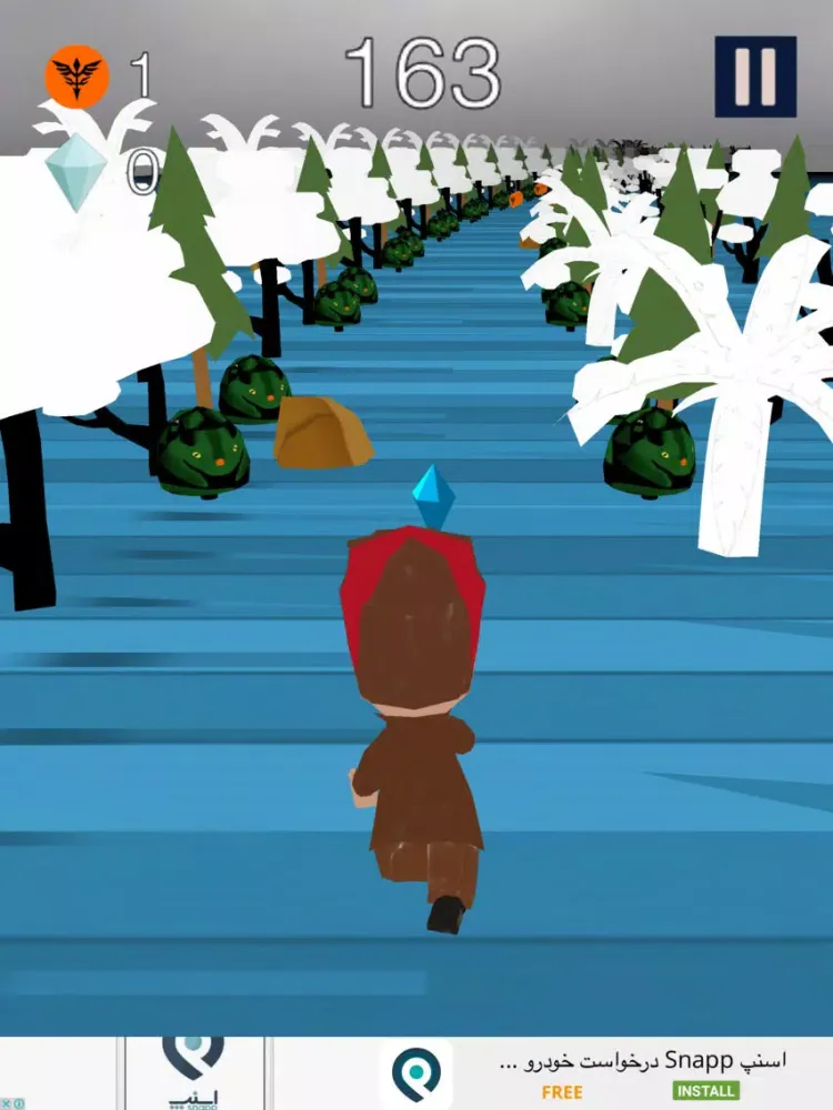 3D Bunny Runner for Bugs fans iPad 應用截圖