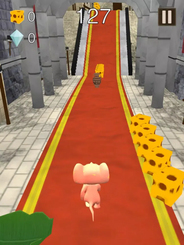 Ảnh chụp màn hình của 3D Catch Chase Infinite Runner for Tom and Jerry iPad 