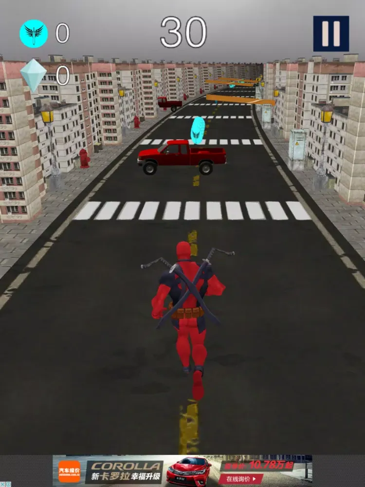 Tangkapan layar 3D Daredevil: Real Fighting Game iPad 