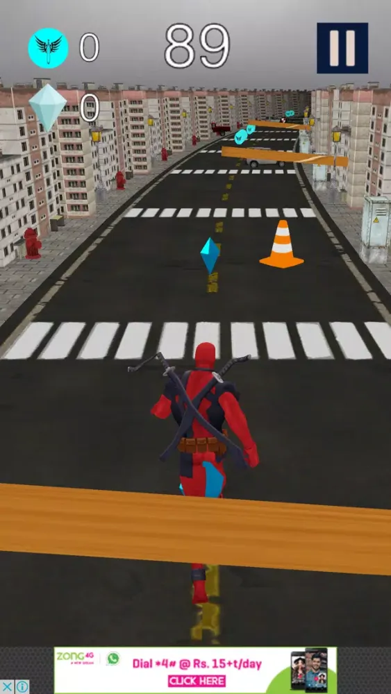 Tangkapan layar 3D Daredevil: Real Fighting Game