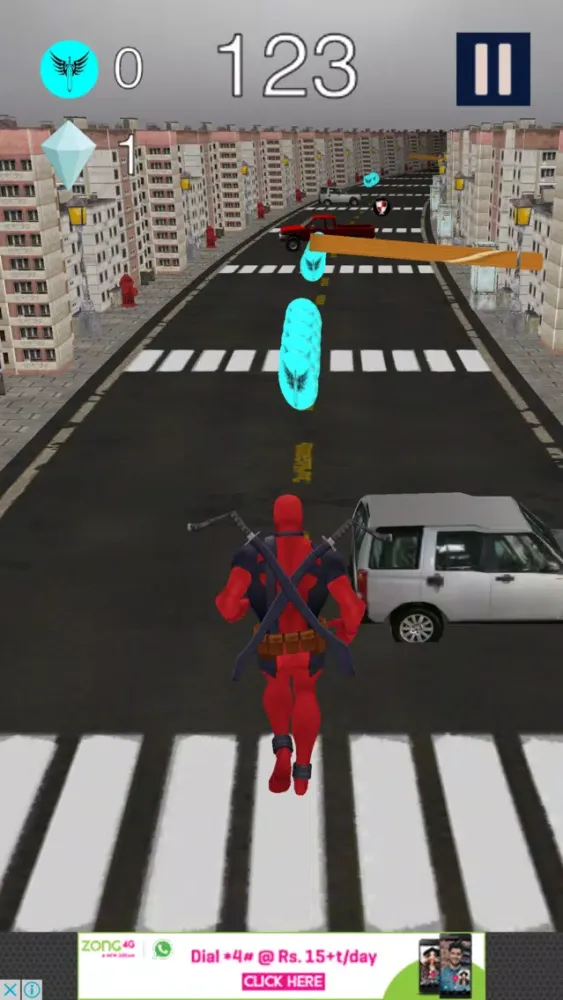 Tangkapan layar 3D Daredevil: Real Fighting Game
