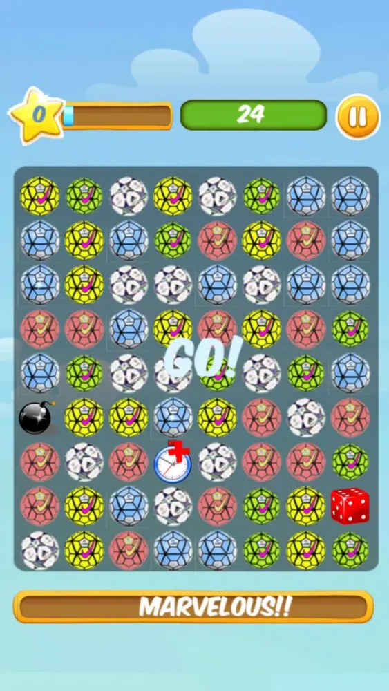 Match Three Football Soccer Game for Kids Free স্ক্রিনশট