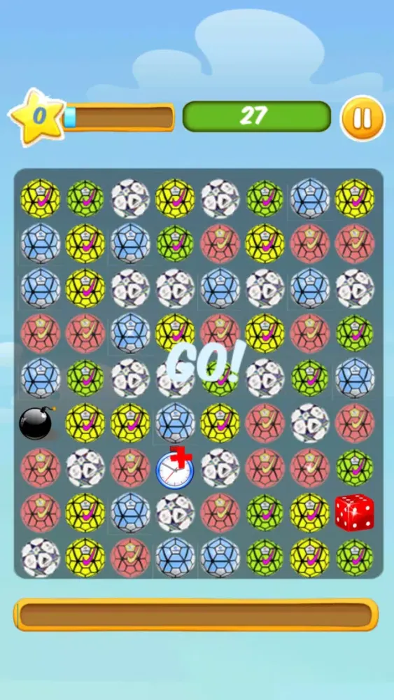 Match Three Football Soccer Game for Kids Free স্ক্রিনশট