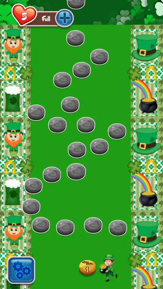 Capturas de pantalla de St Patrick's Match Three Game Free Leprechaun Leaf