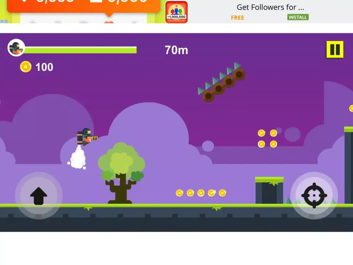 Jetpack Surf Hero Fighter - Jumping the City Free iPad 应用截图