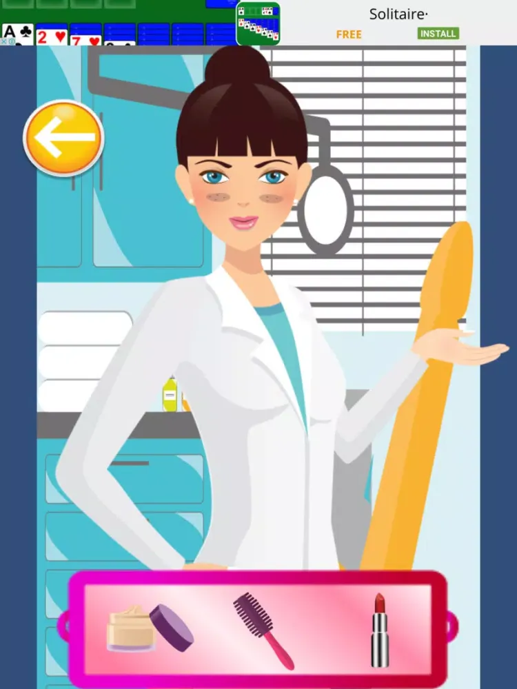 Capturas de pantalla de Blind Date Nurse Love Story - Makeup, Dressup, Spa iPad 