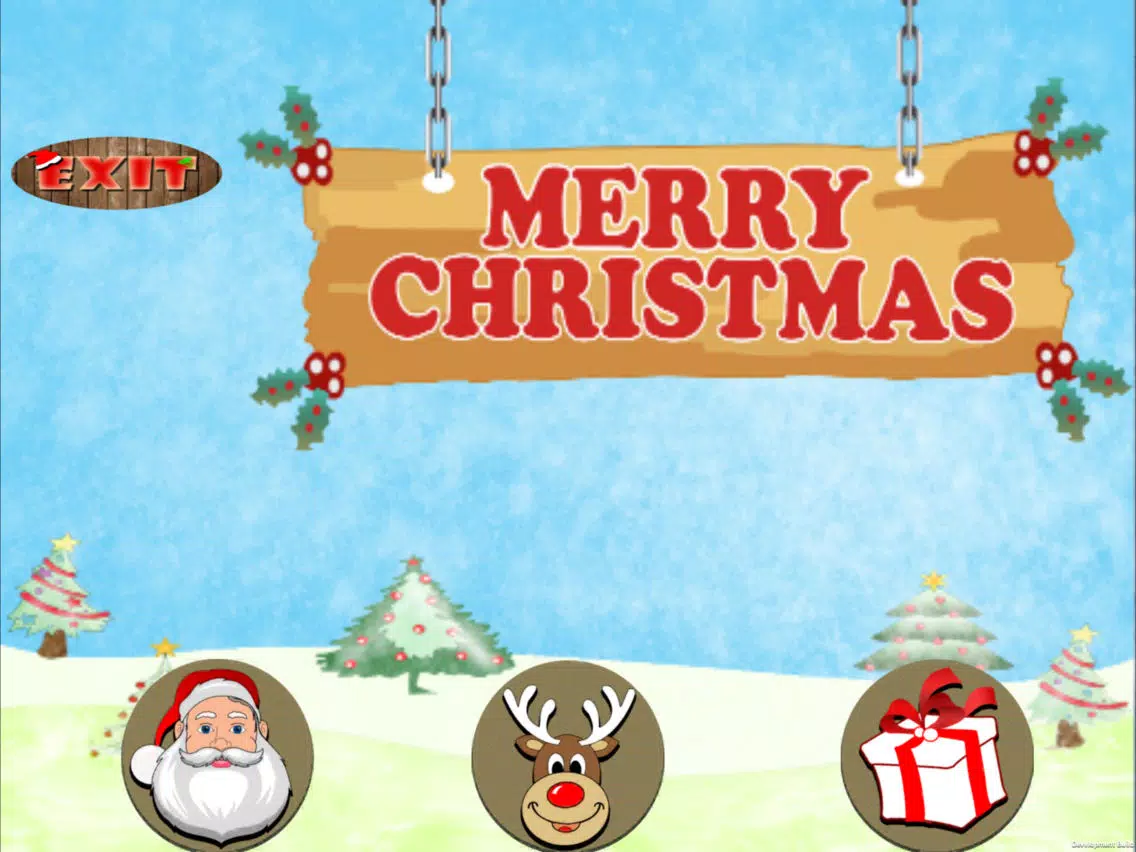 Tangkapan layar Santa Claus in Mess Christmas Games for Kids Free iPad 