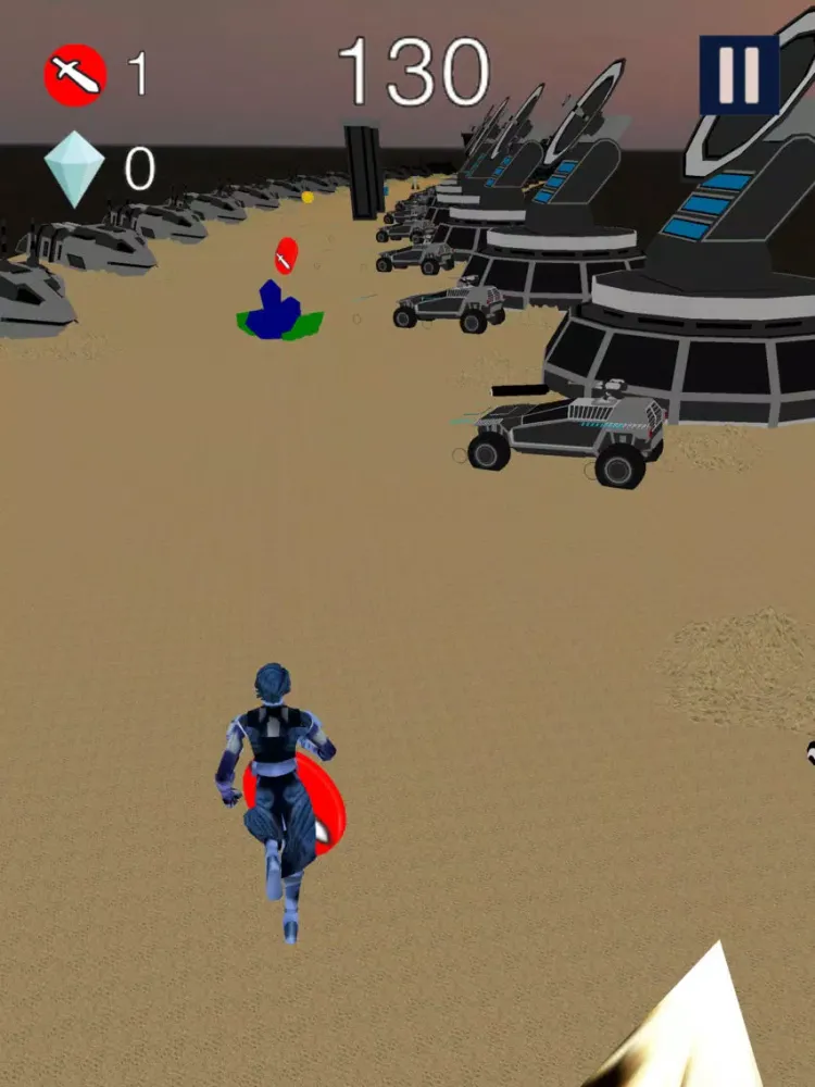 Capturas de pantalla de 3D Old Awaken Hero Force Runner for Star Wars fans iPad 