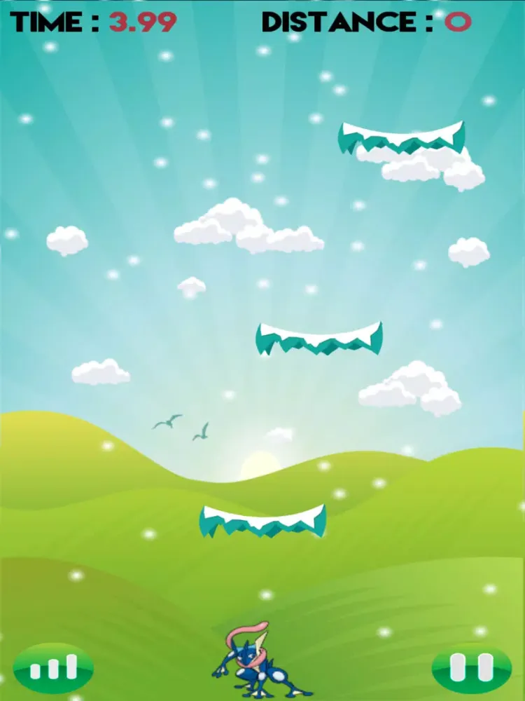 Captures d'écran de 2D Jumping Game Sun to Moon for Pokemon fans iPad 