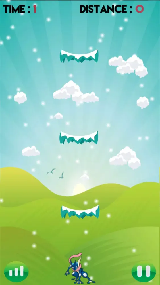 Captures d'écran de 2D Jumping Game Sun to Moon for Pokemon fans
