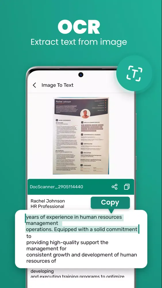 Capturas de tela do TreeFree -PDF scanner & OCR