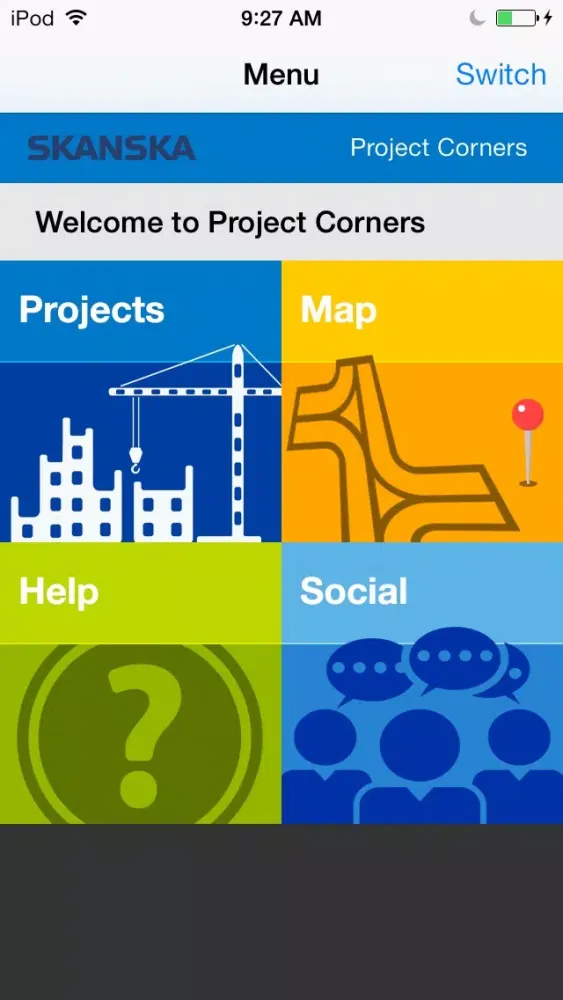 Zrzuty ekranu Project Corners
