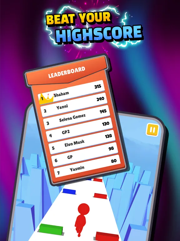 ColorSwipe: running game iPad  Ekran Görüntüleri