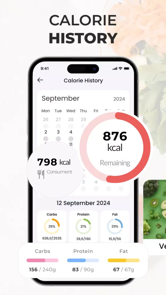 Ai Calorie Tracker & Counter Ekran Görüntüleri