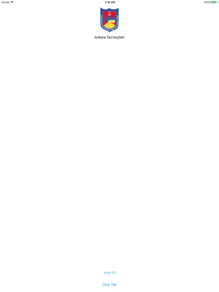 Capturas de pantalla de Ankara Servisçileri iPad 