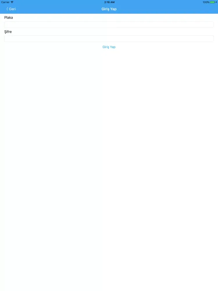 Capturas de pantalla de Ankara Servisçileri iPad 