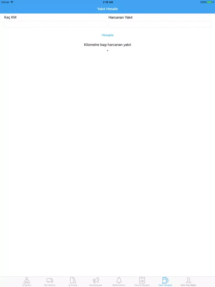 Capturas de pantalla de Ankara Servisçileri iPad 