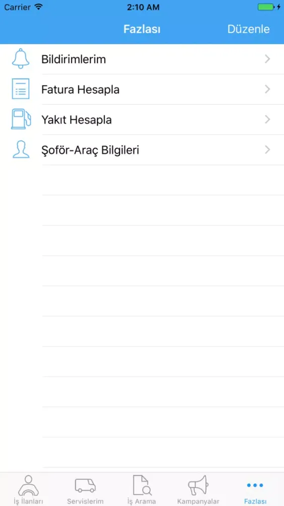 Capturas de pantalla de Ankara Servisçileri
