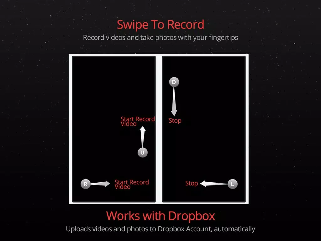 FingerCam Swipe based Spy Camera for capturing stealth candid moments iPad  Screenshots