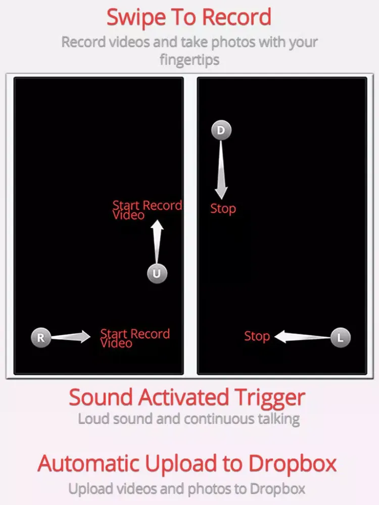 Proximity Hands-free Cam+ Free Head Motion Detection with Secure Lock.ed Photo-Video Private Album iPad Screenshots