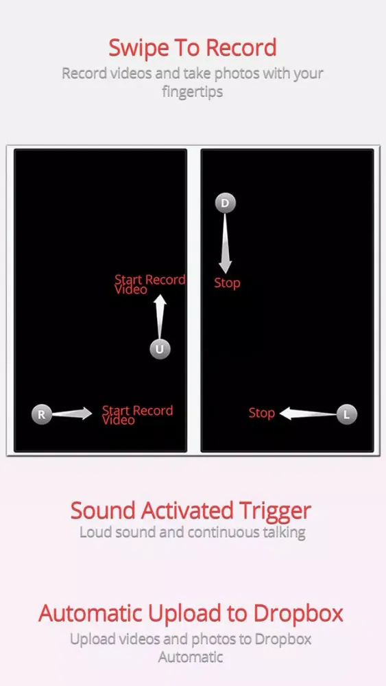 Proximity Hands-free Cam+ Free Head Motion Detection with Secure Lock.ed Photo-Video Private Album Screenshots