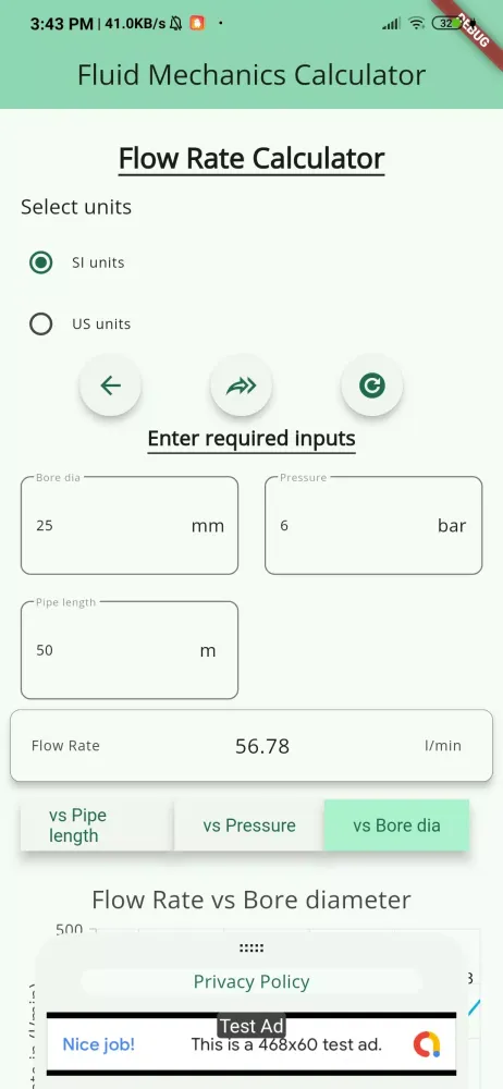 Fluid Mechanics Calculator应用截图