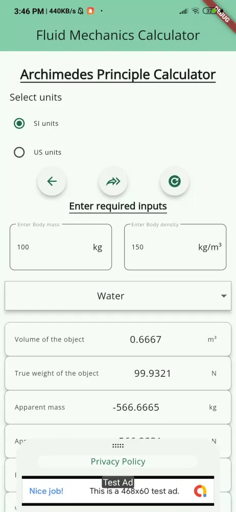 Fluid Mechanics Calculator应用截图