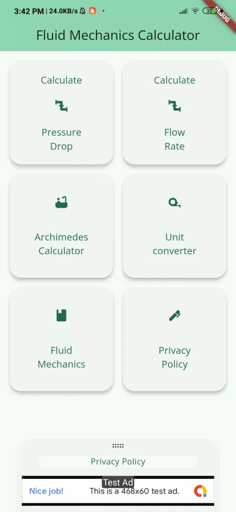 Fluid Mechanics Calculator应用截图