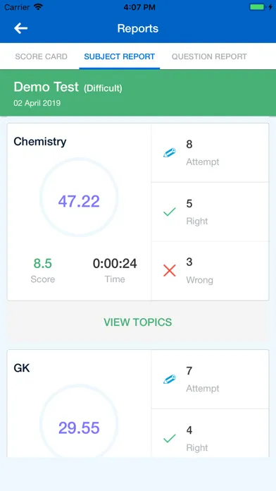 Zrzuty ekranu SKD Test Prep