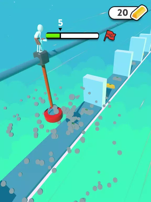 Tangkapan skrin Mine Thief iPad 