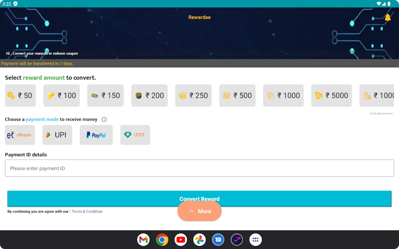Rewardee Ekran Görüntüleri