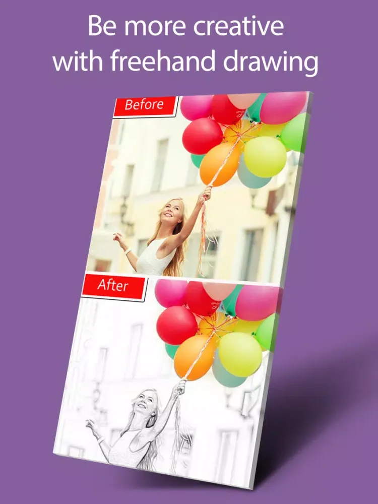 ภาพหน้าจอของ Drawing Sketch - Draw Sketch, Doodle Art Effects iPad 