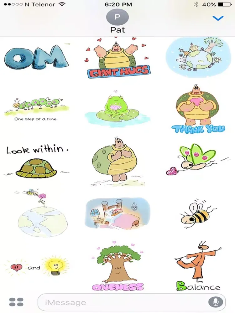 Sketches in Stillness Sticker Pack iPad 應用截圖