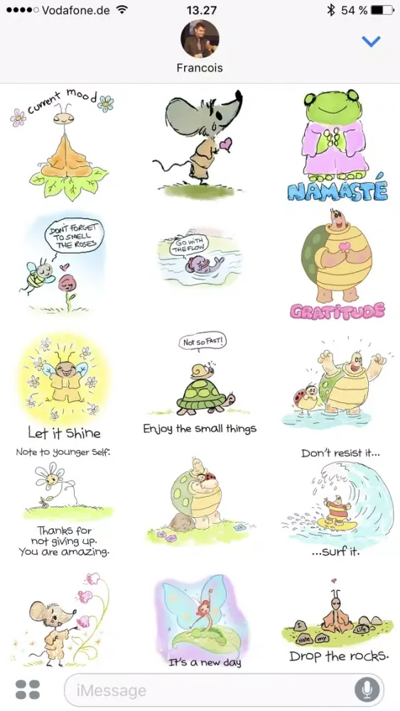 Sketches in Stillness Sticker Pack應用截圖