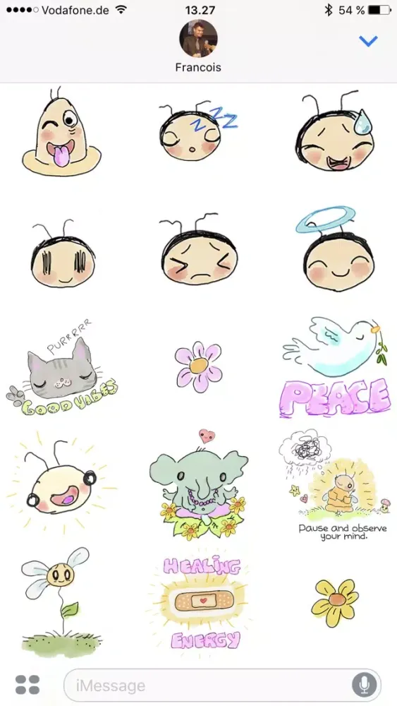 Sketches in Stillness Sticker Pack應用截圖