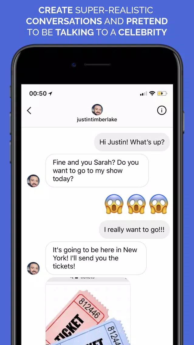 Captures d'écran de Social Prank Direct Messages