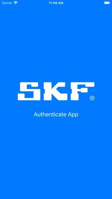 Tangkapan layar SKF Authenticate