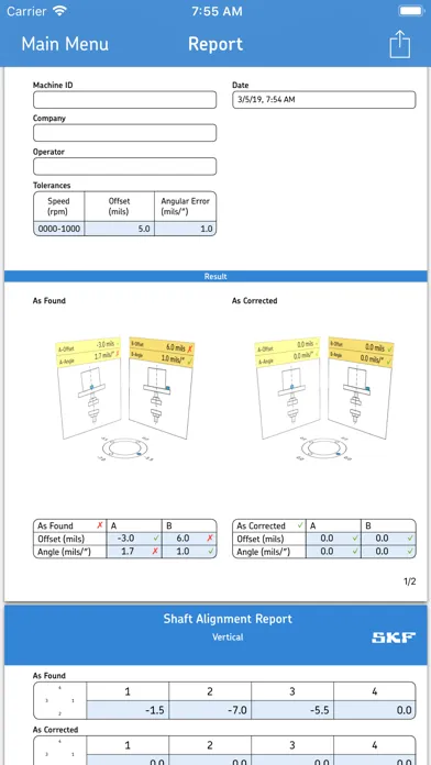 SKF Vertical shaft alignment应用截图