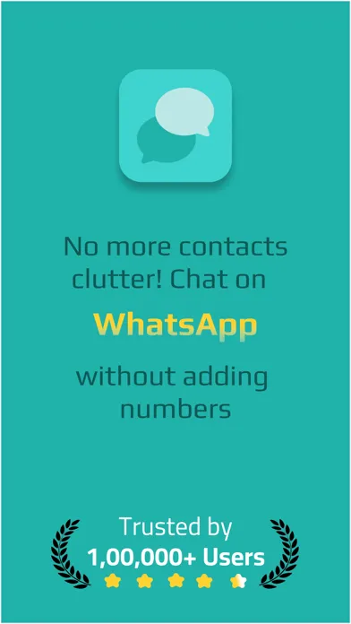 Tangkapan layar Click To Chat: Direct Messages
