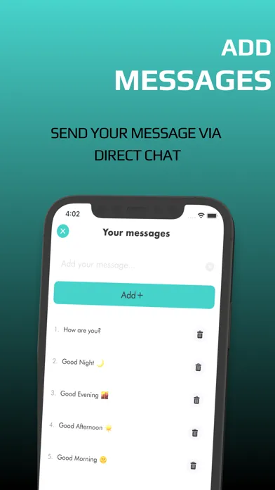 Tangkapan layar Click To Chat: Direct Messages