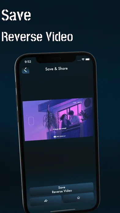 Zrzuty ekranu Reverse video editor & trimmer