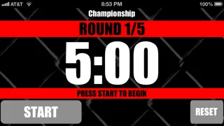 Screenshot di MMA Timer Lite - Free Mixed Martial Arts Round Interval Timer