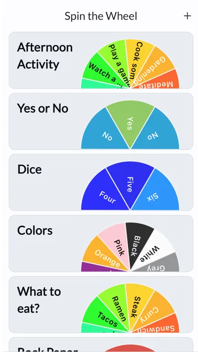 Zrzuty ekranu Spinning Wheel°
