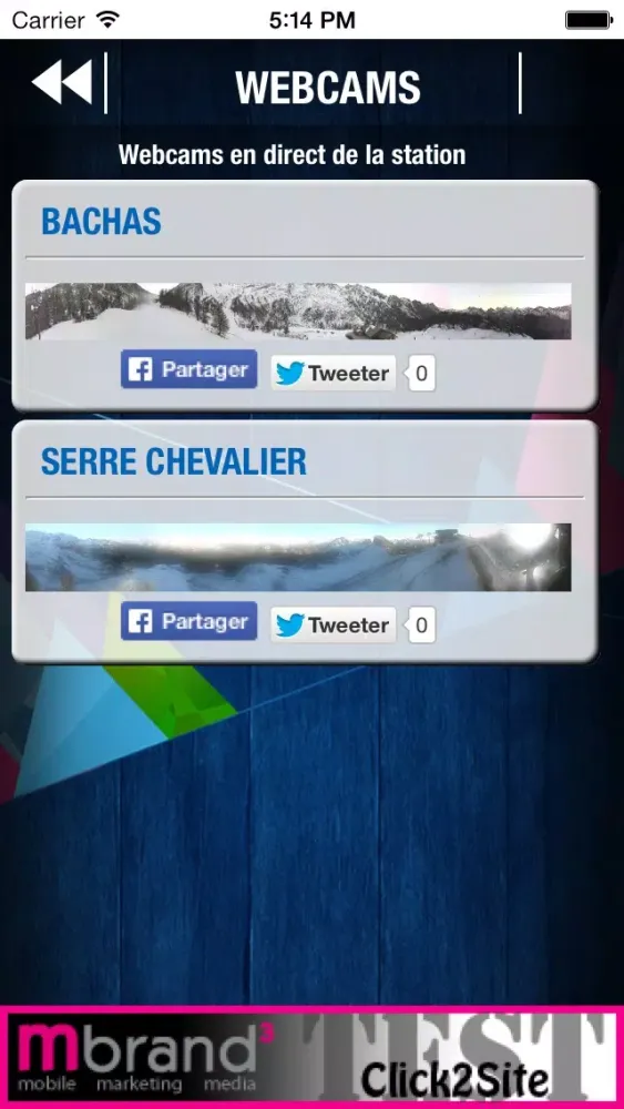 Скриншоты SERRE CHEVALIER par SKI 360 (bons plans, infos ski, séjours, GPS challenge,…)