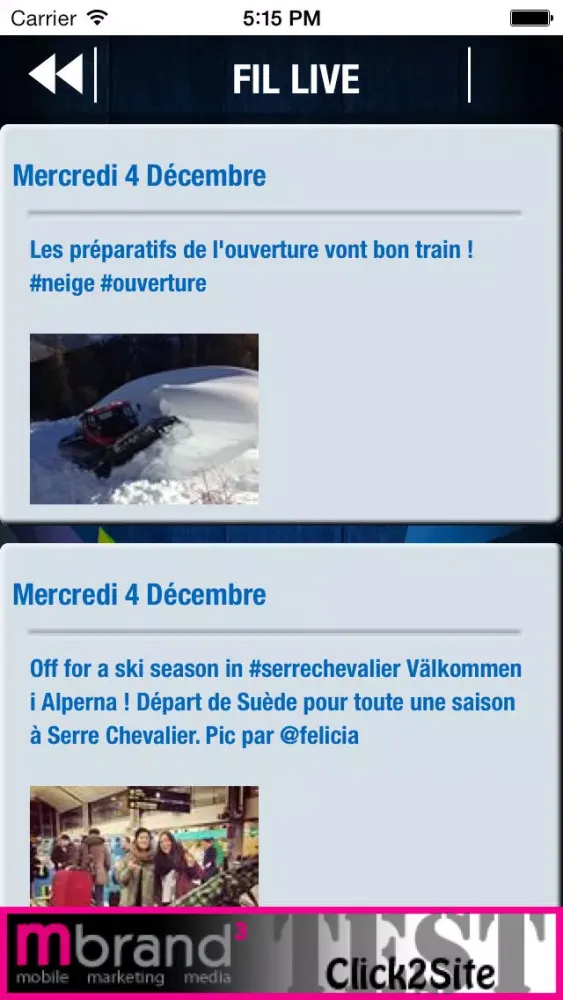 Скриншоты SERRE CHEVALIER par SKI 360 (bons plans, infos ski, séjours, GPS challenge,…)