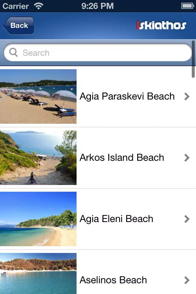 Skiathos Ekran Görüntüleri
